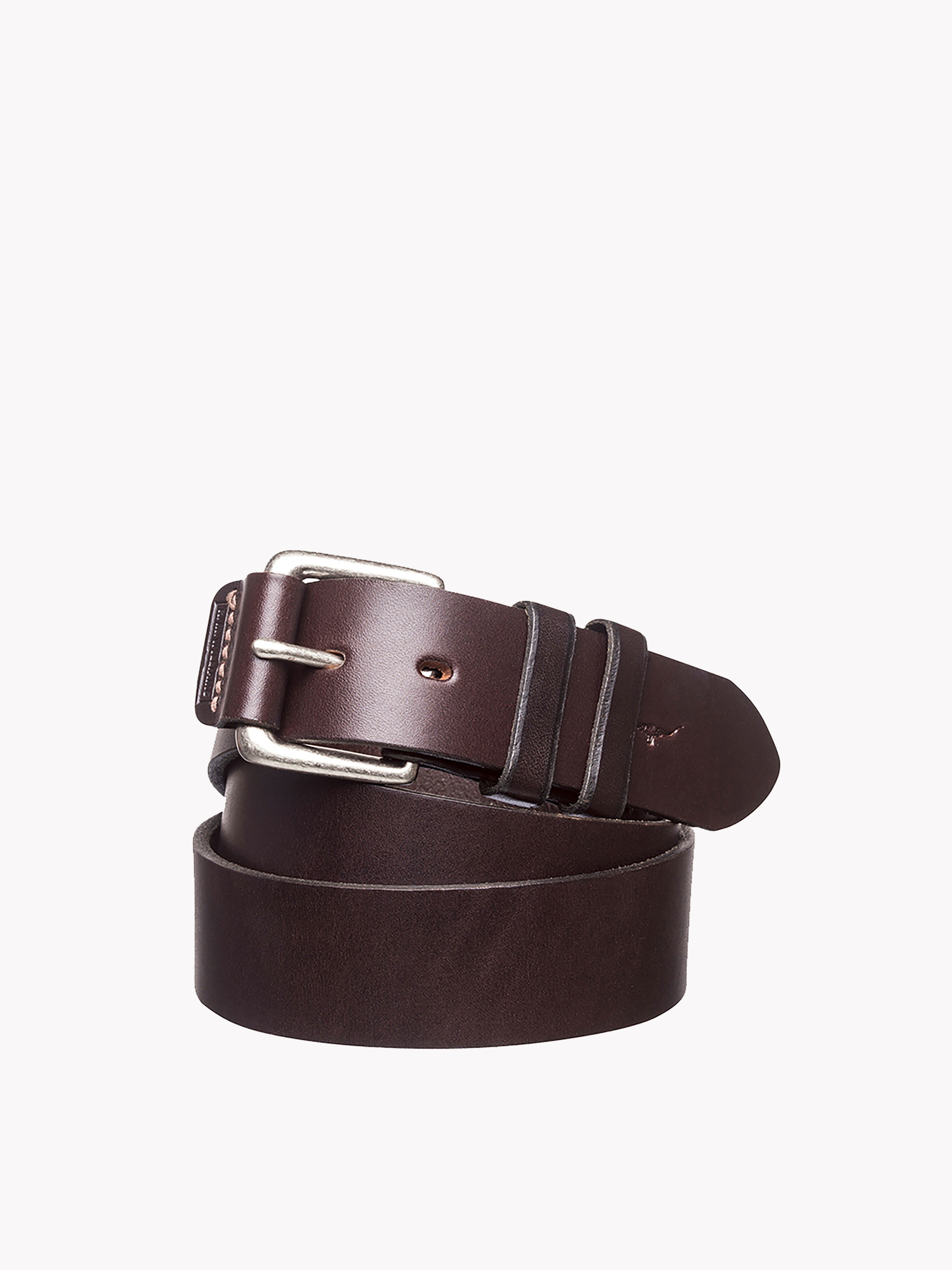 Men's Leather Belts. Covered Buckle 