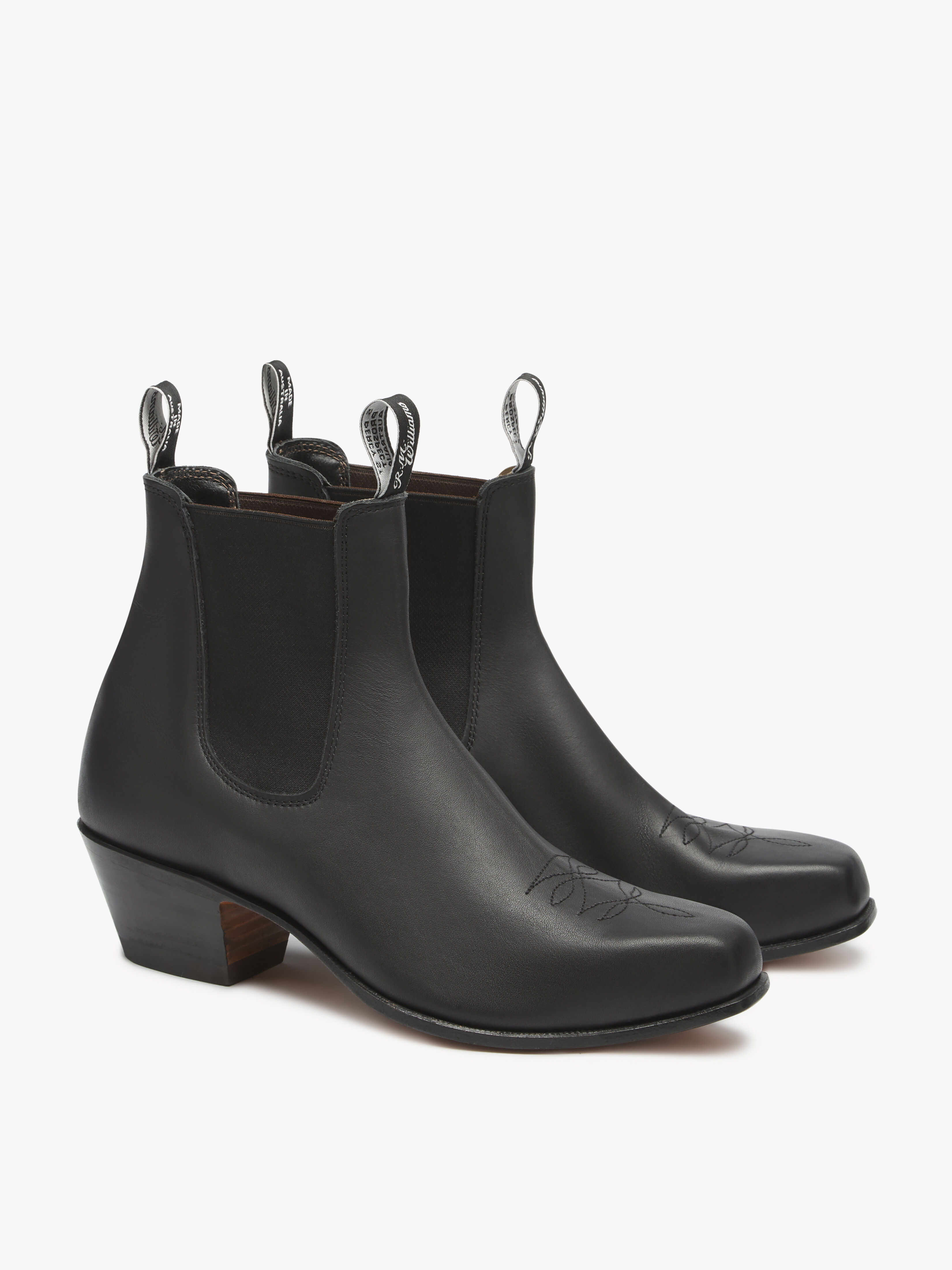 rm williams mens cuban heel boots