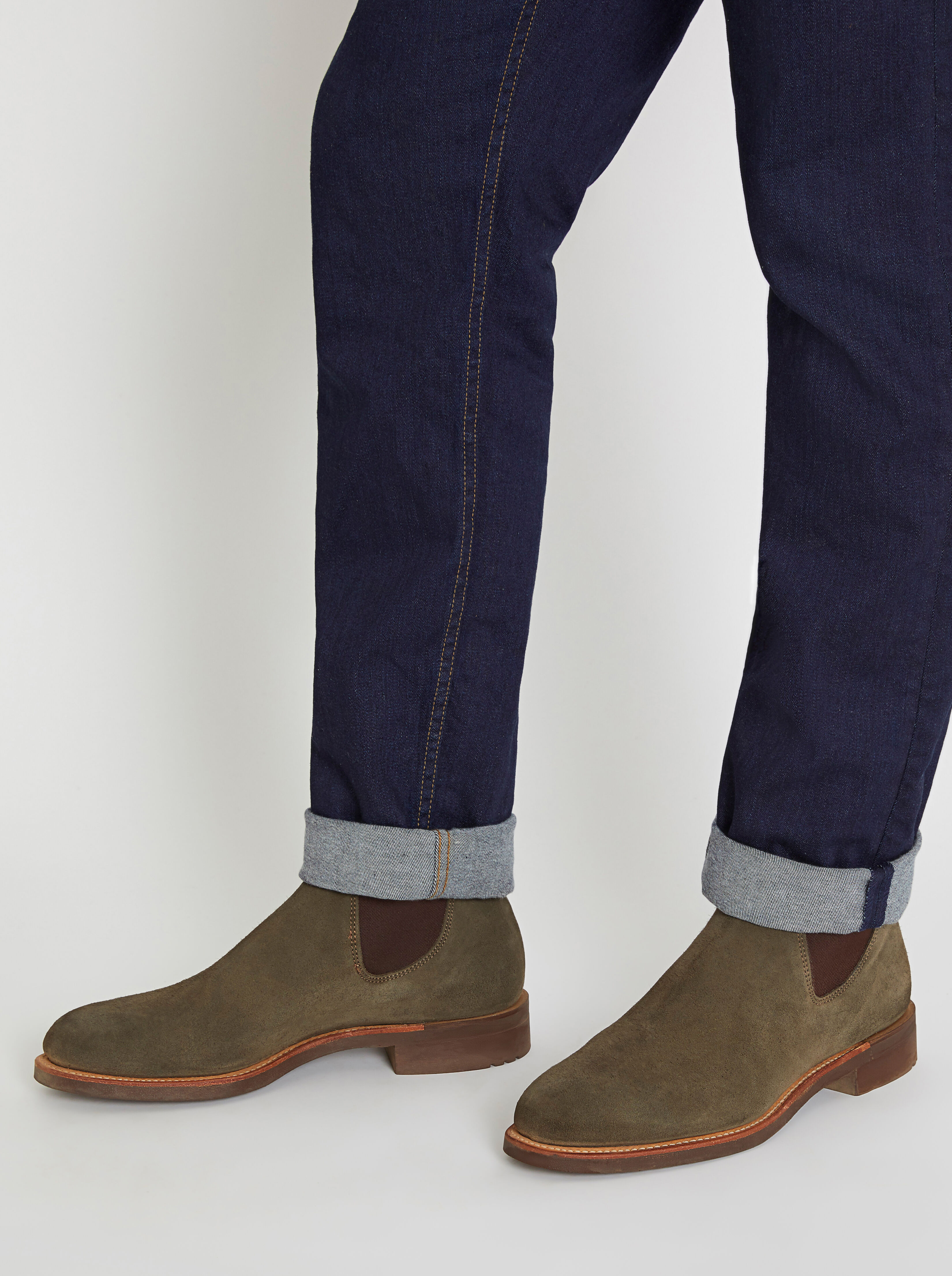 rm williams suede chelsea boots