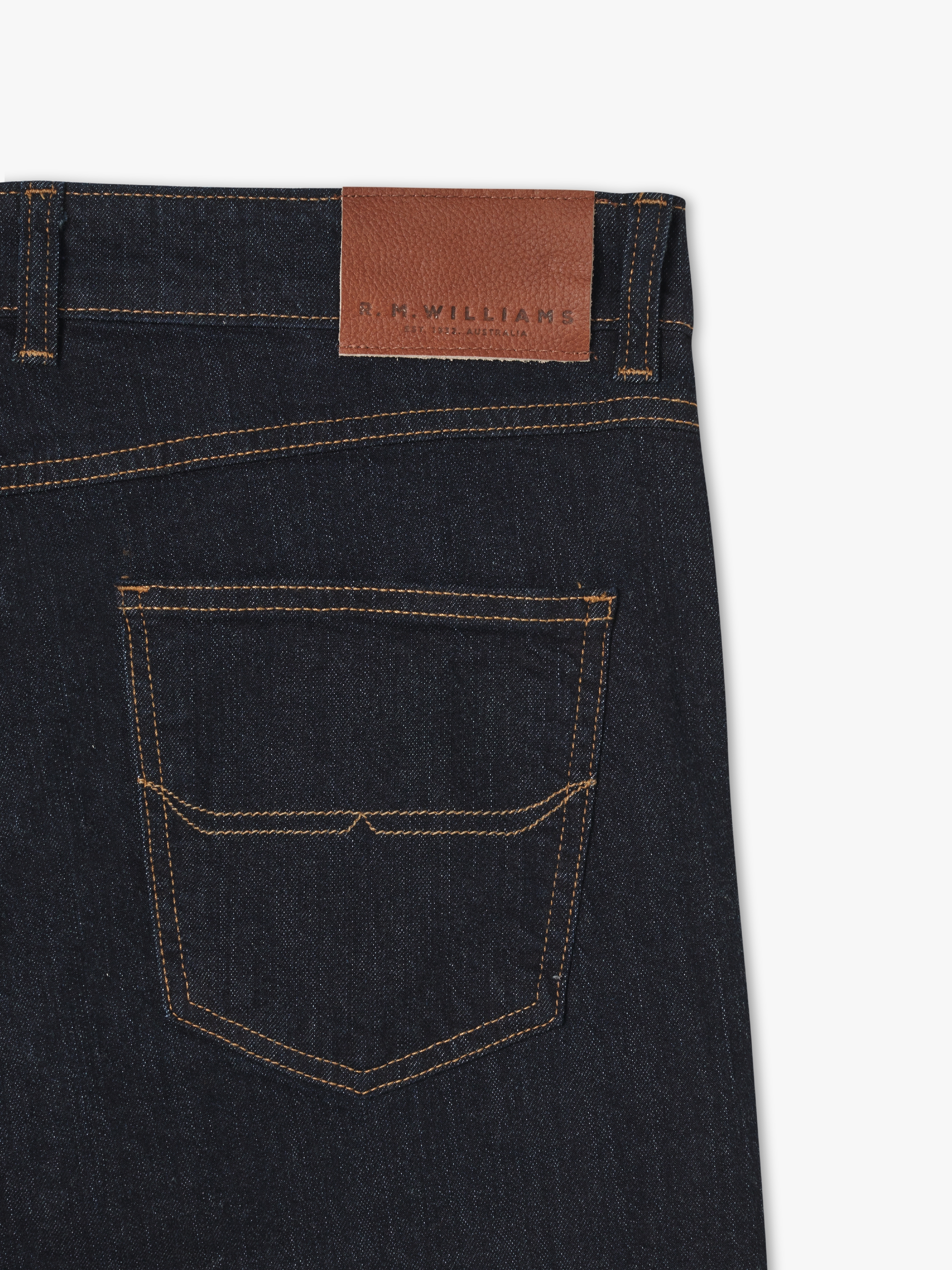 rm williams wool denim jeans